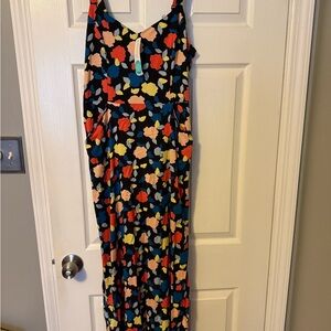 41 Hawthorn Floral Maxi Dress - Black, Red, Yellow, Blue